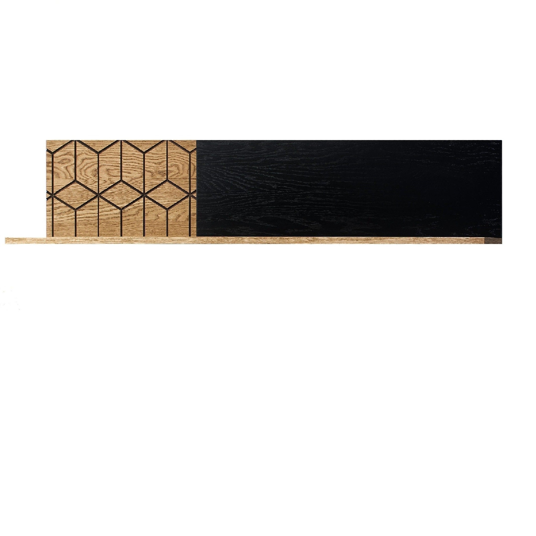 LoftStory Estante de pared de madera de roble